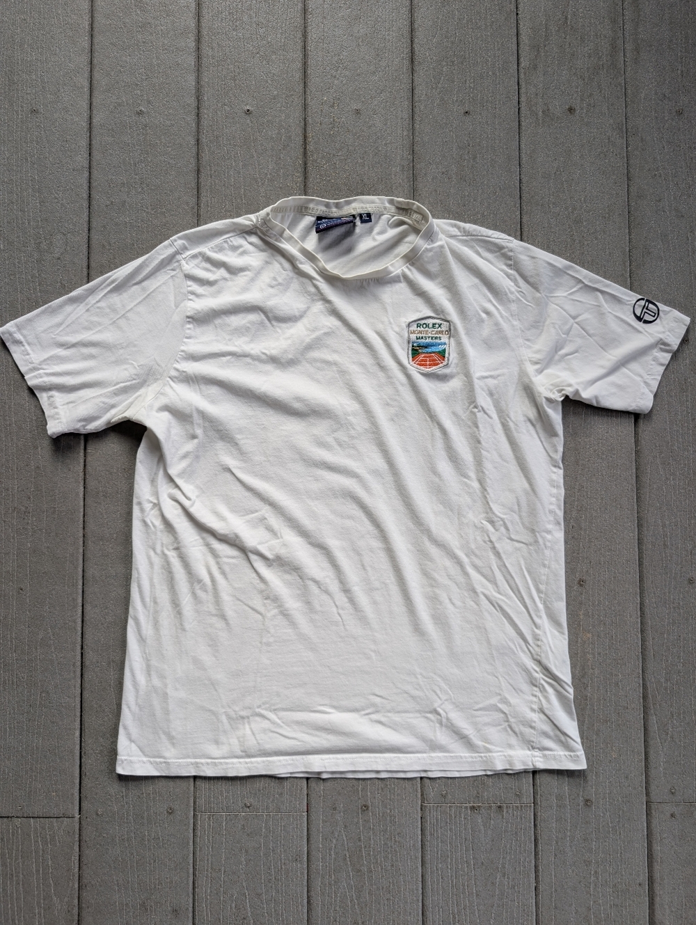 Sergio Tacchini Rolex Monte Carlo Masters Tennis Shirt XL White